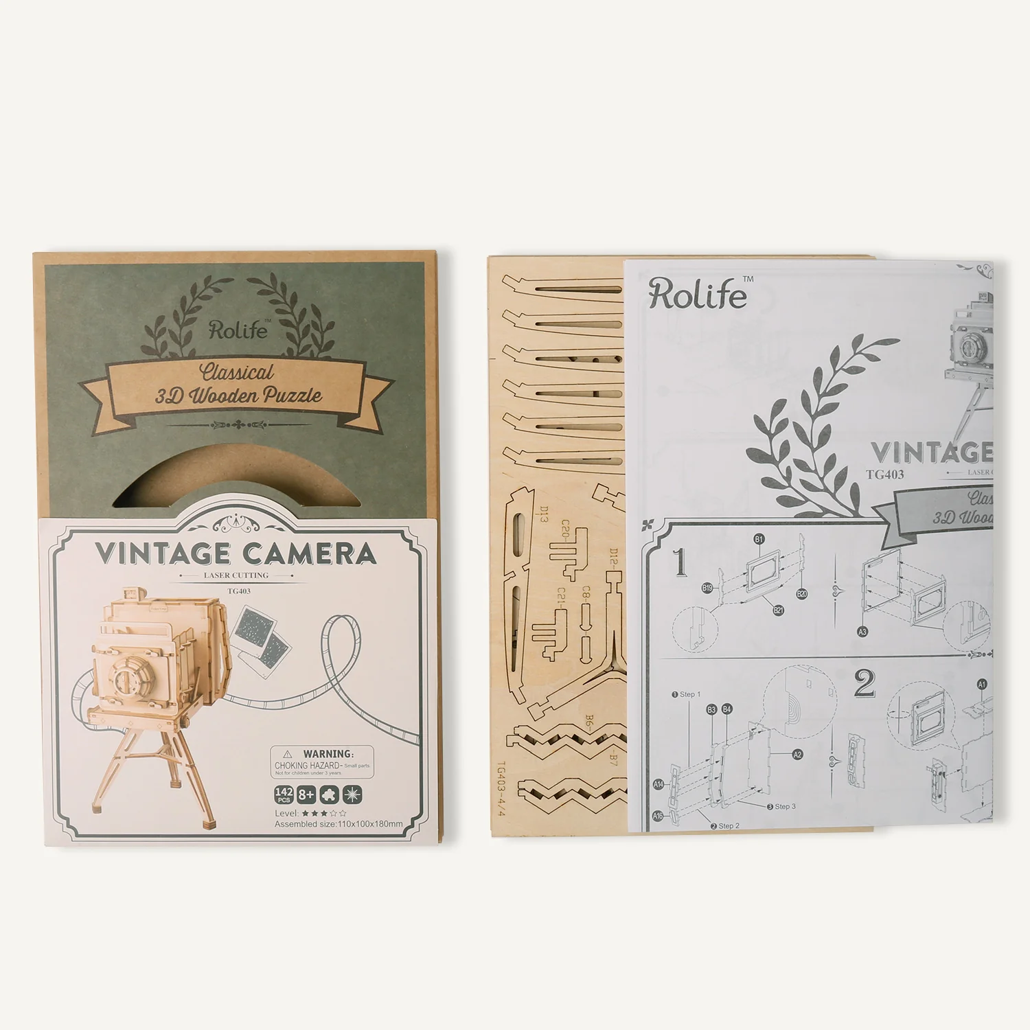 Robotime Vintage Camera TG403 - Image 4