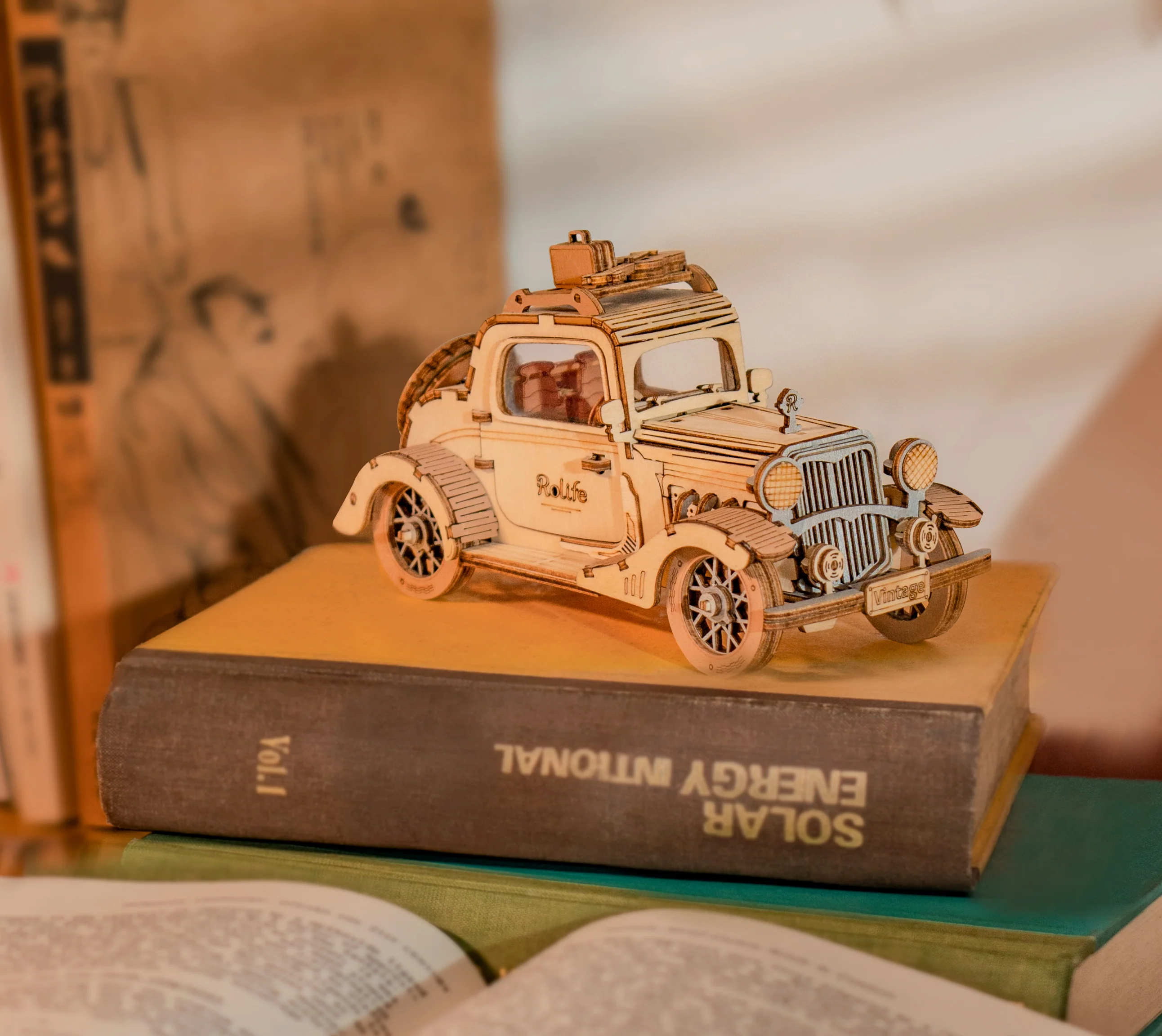 Robotime Vintage Car TG504 - Image 3