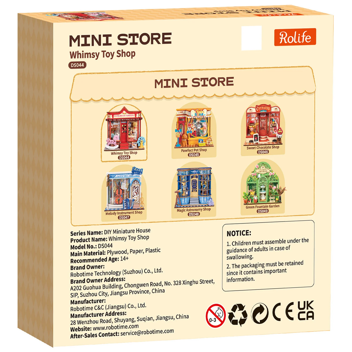 Robotime Whimsy Toy Shop DS044 - Image 3