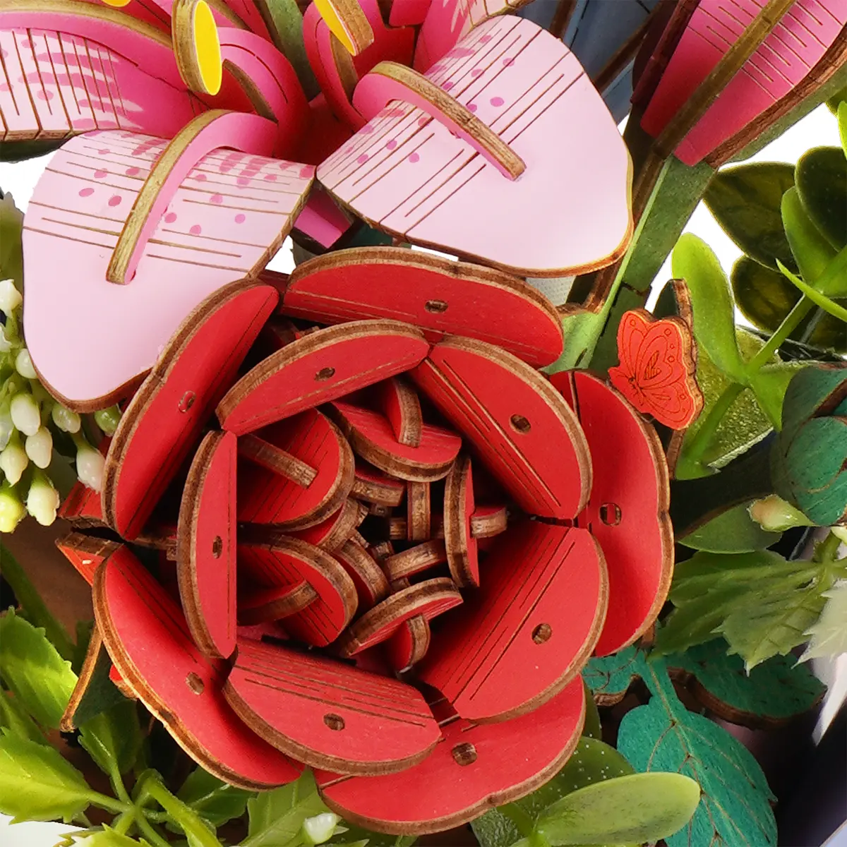 Robotime Wooden Flower Basket TW03H - Image 5